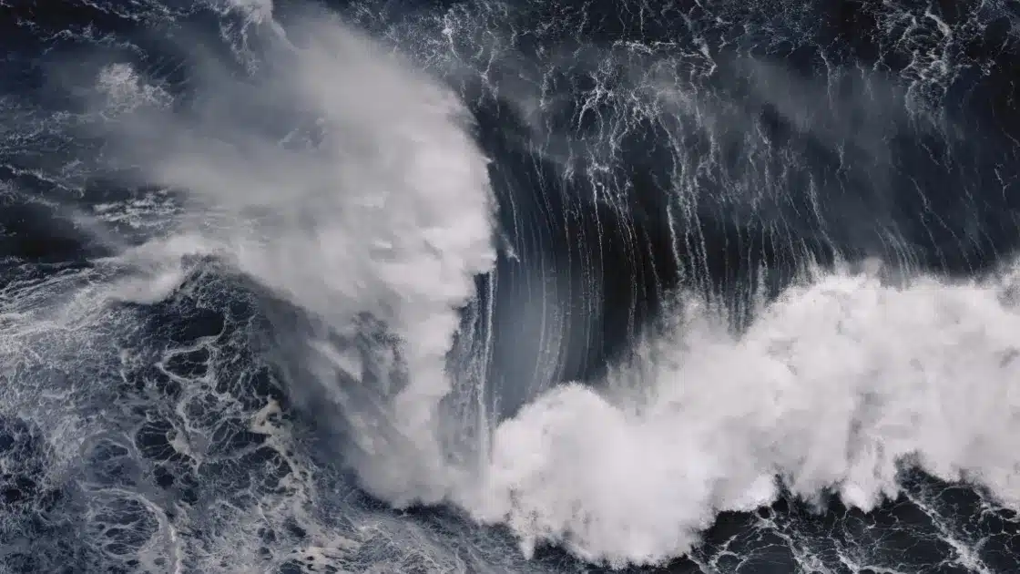 CorPower Ocean – Majestic Ocean Wave Representing Renewable Wave Energy Potential.